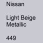 Preview: Nissan, Light Beige Metallic, 449.